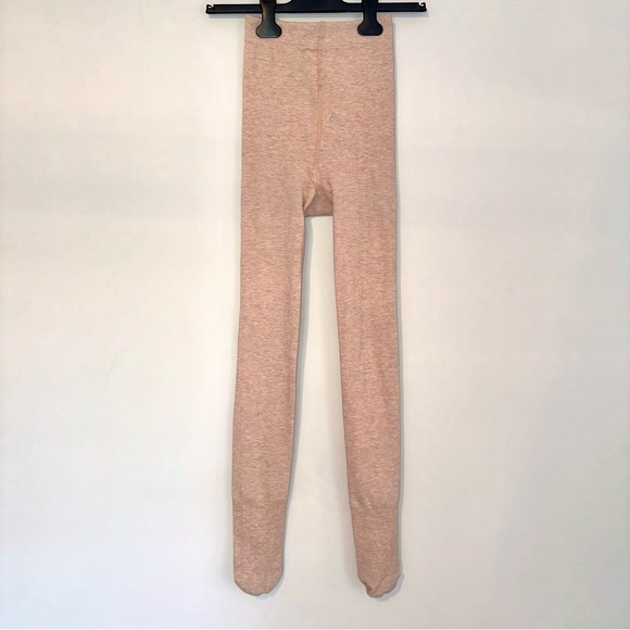 Romastory Women's light pink winter warm fleece lined tights leggings, Size S-M - Picture 3 of 12